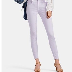 FRAME denim Le High Skinny Raw-Edge Jeans size 27